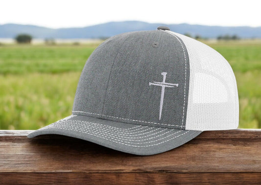 Embroidered 3 Nails and Cross Richardson 112 Hat