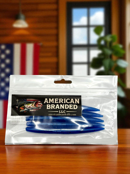 5" Stick Bait – Peppered Blue (Made in USA)