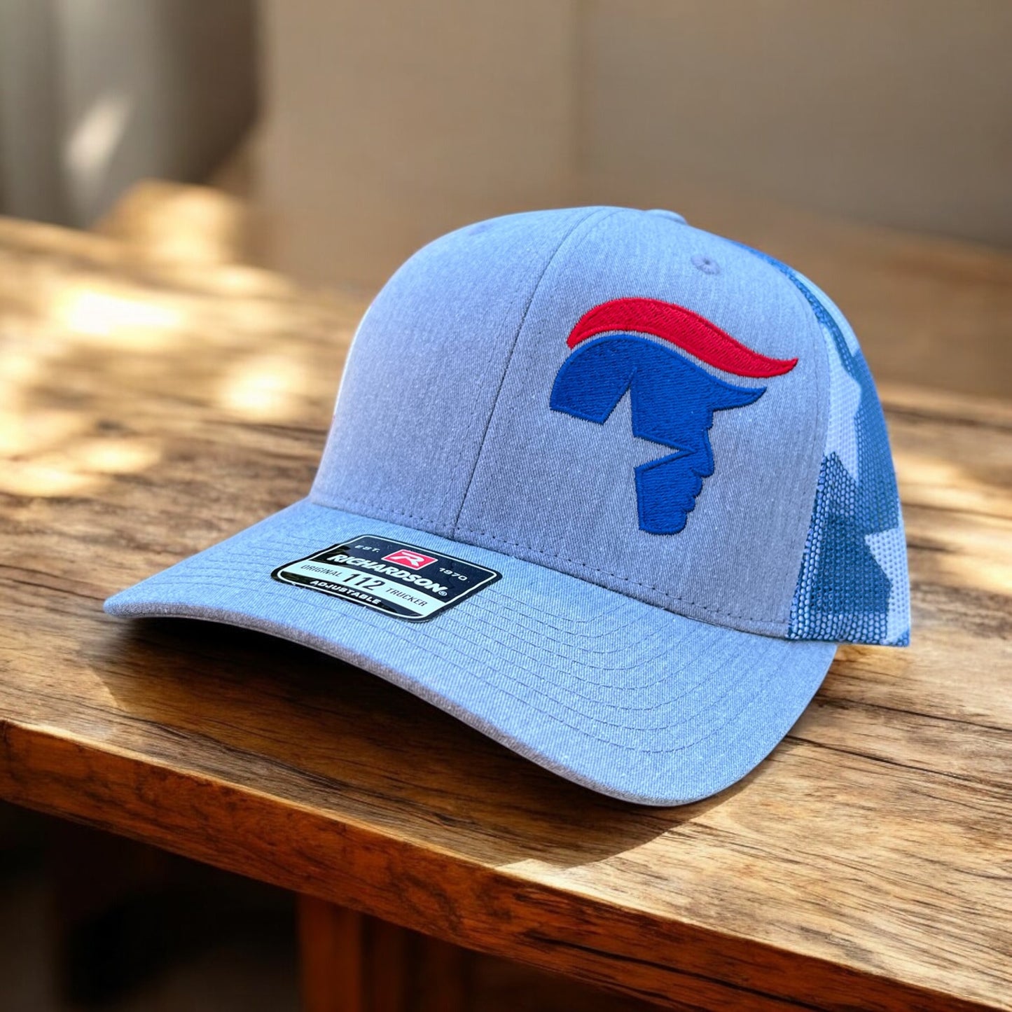 Embroidered Trump Head Richardson 112 Snapback Cap