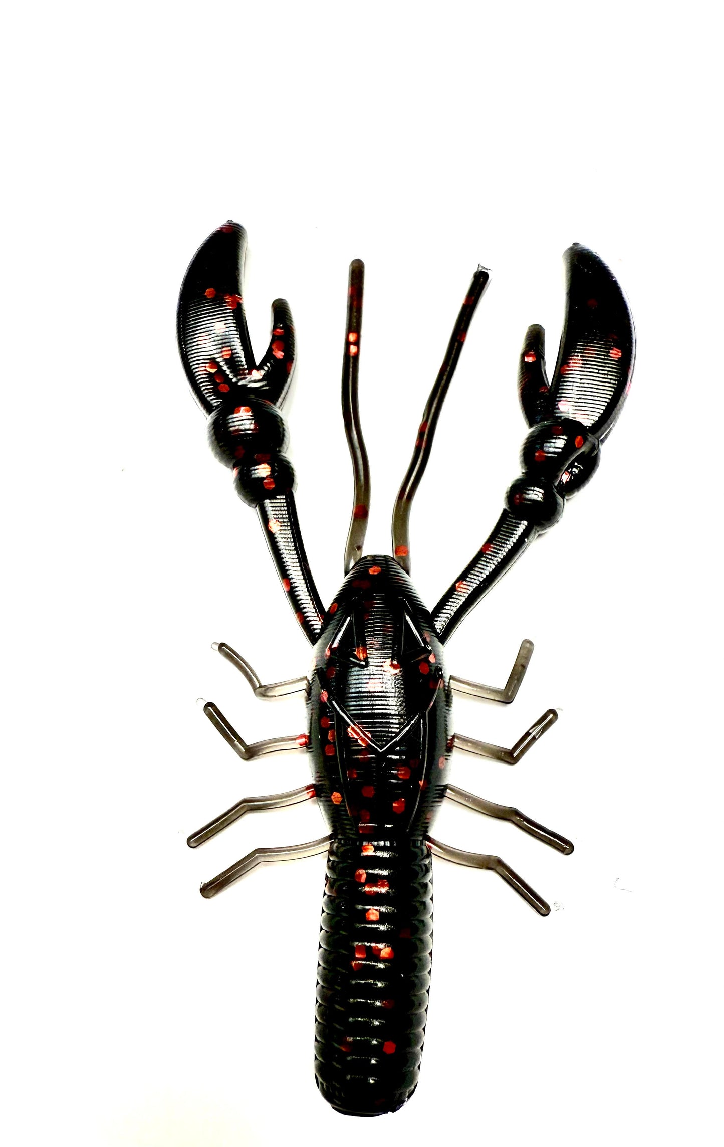 3" Midnight Pepper Crawfish – USA Made Soft Plastic Lure