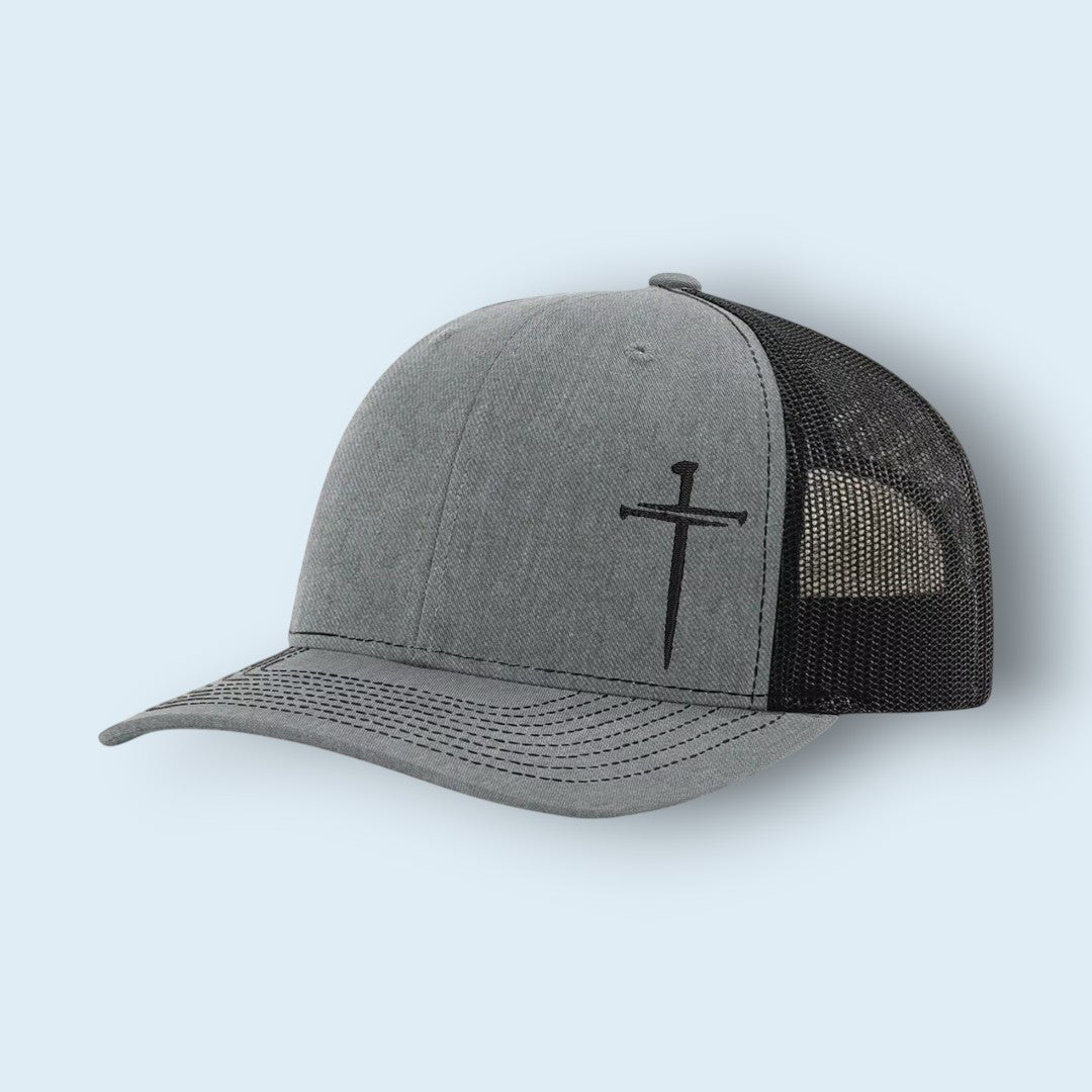 Nail Cross Trucker Hat