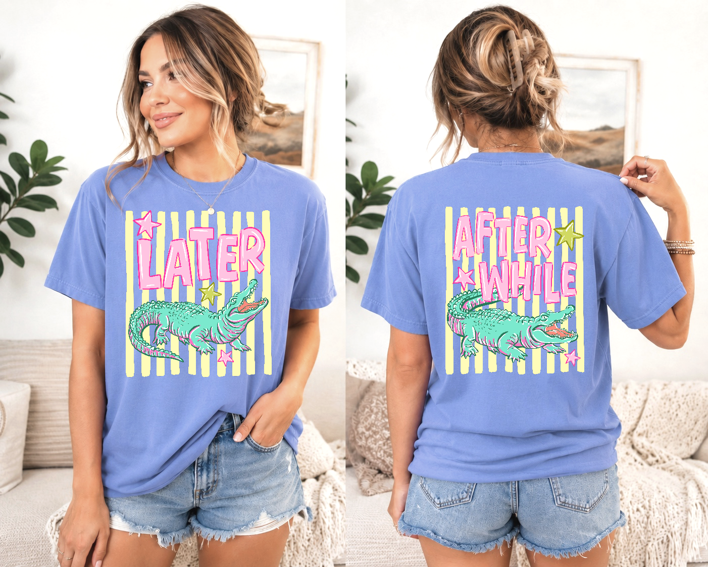 Later Alligator After While Crocodile Graphic Tee