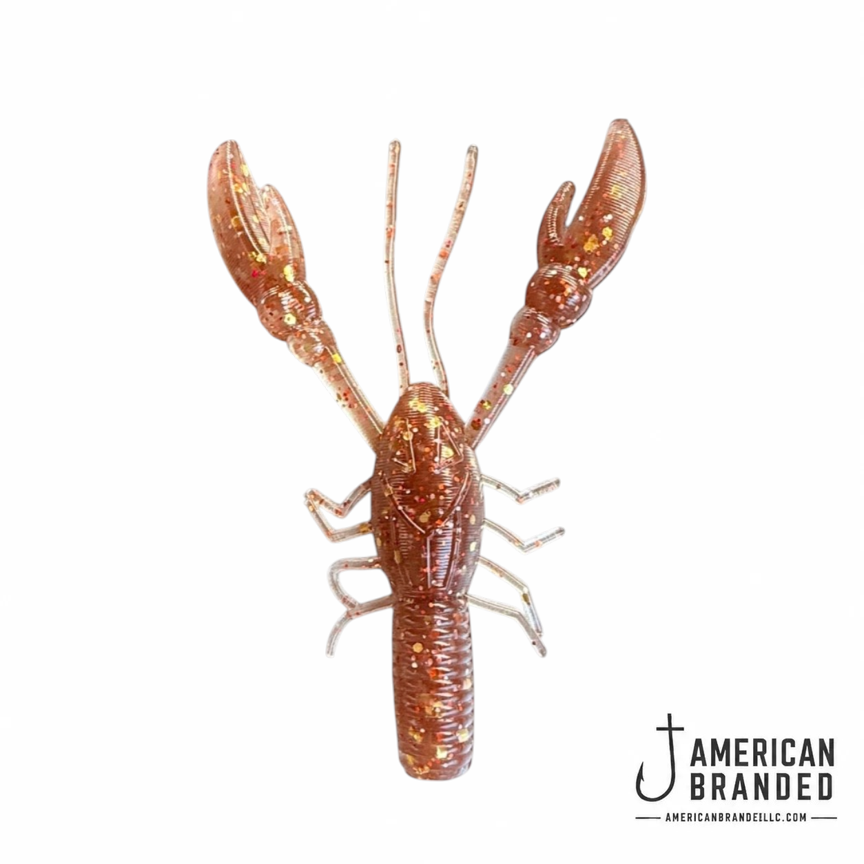 3" Soft Plastic Crawfish Bait | Multiple Colors | Hand-Poured Fishing Lure