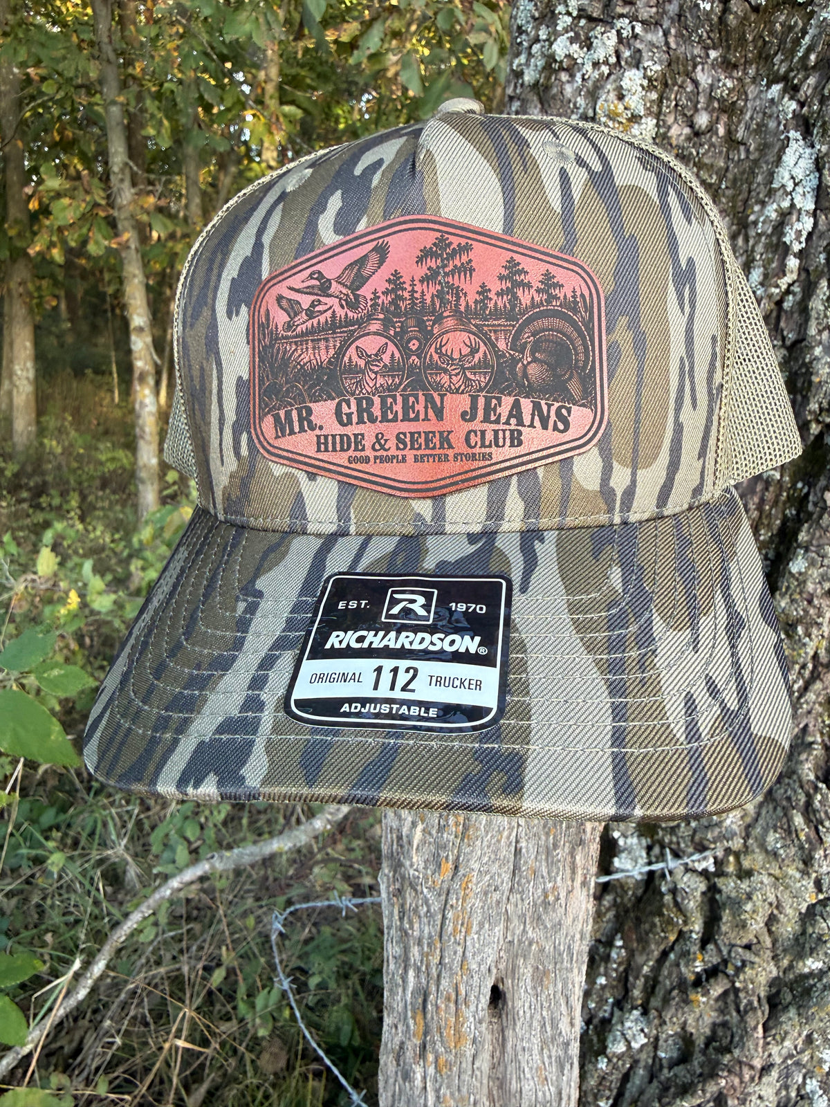 Mr. Green Jeans Hide & Seek Club Camo Hat | Richardson 112