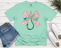 Fishing Hook Bow Tee – Comfort Colors 1717 | Women's Fishing Shirt