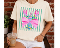 Lobster Bow Graphic Tee | Comfort Colors Ivory