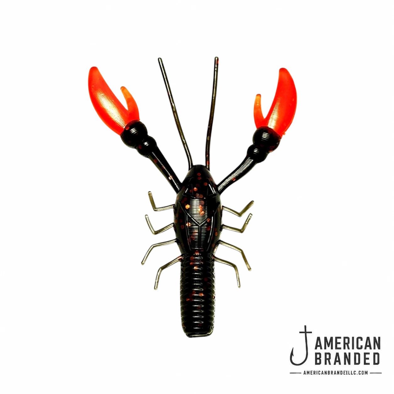 3" Soft Plastic Crawfish Bait | Multiple Colors | Hand-Poured Fishing Lure
