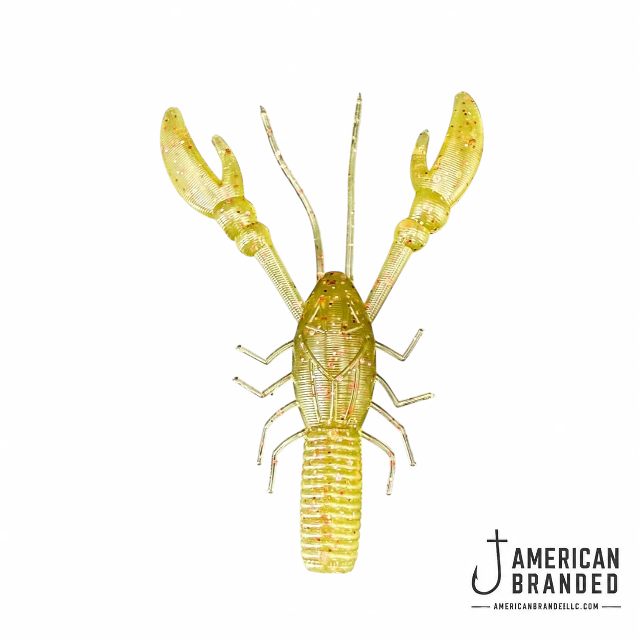 3" Soft Plastic Crawfish Bait | Multiple Colors | Hand-Poured Fishing Lure