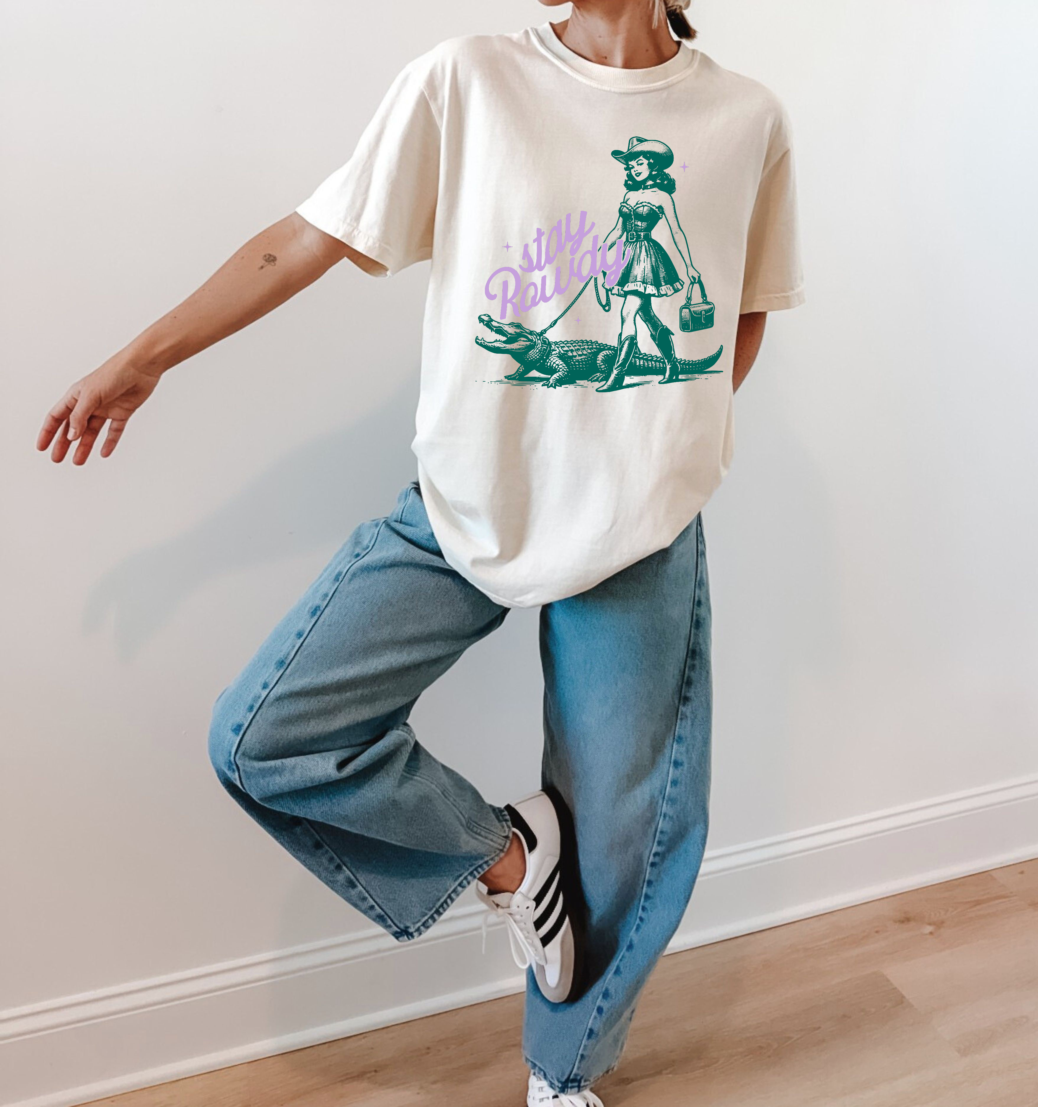 Stay Rowdy Cowgirl Graphic Tee