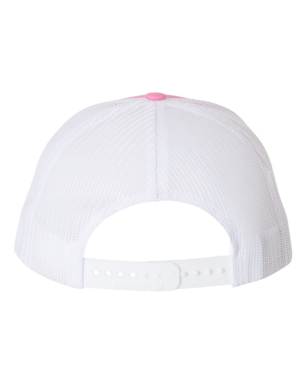 3 Nails and Cross Pink Richardson 112 Snapback Mesh Hat