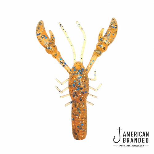 3" Soft Plastic Crawfish Bait | Multiple Colors | Hand-Poured Fishing Lure