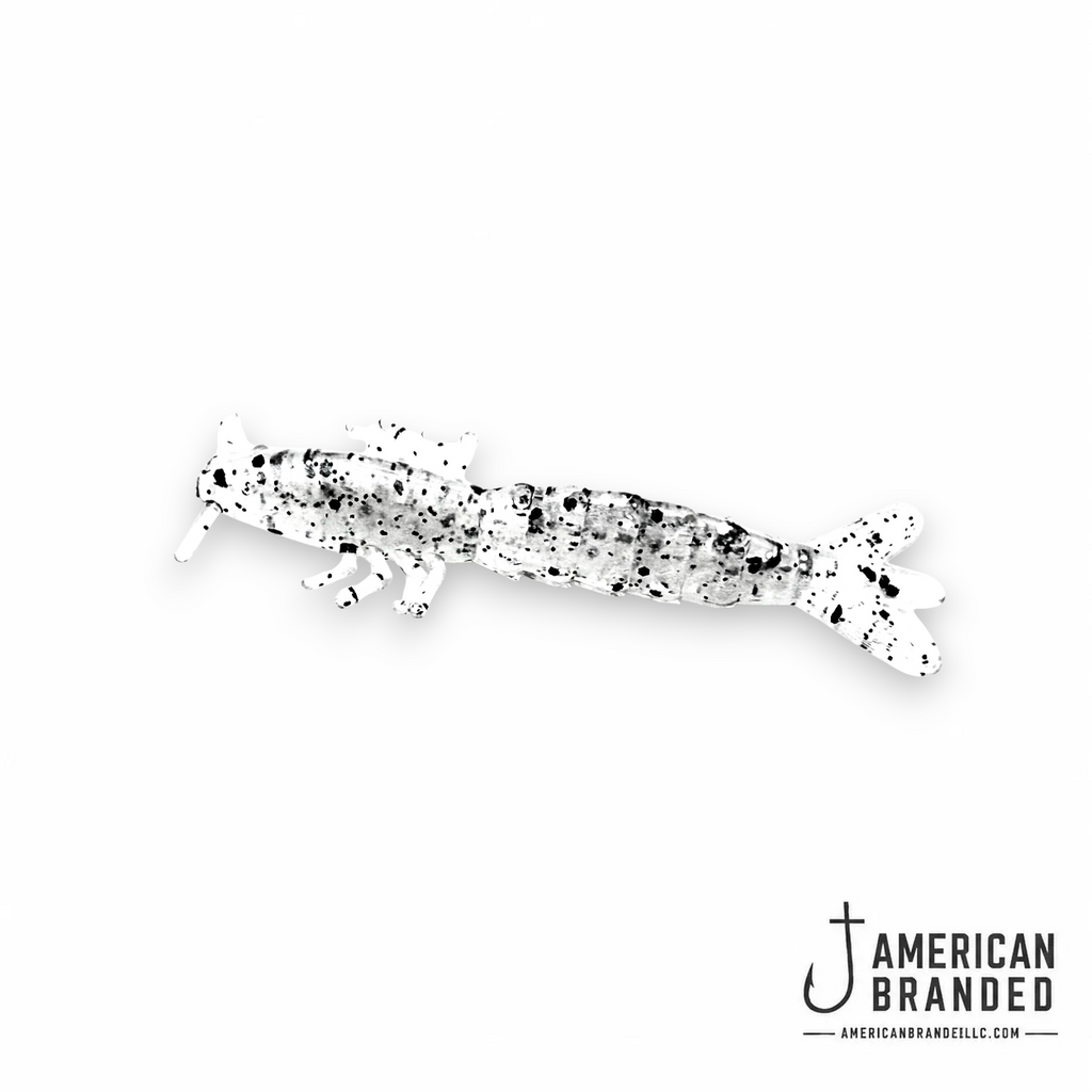 3" Soft Plastic Shrimp Bait | Multiple Colors | Hand-Poured Fishing Lure