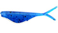 2" Tracer Shad – Peppered Blue (Black & Purple Flake) | USA-Made Soft Plastic Bait