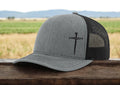Embroidered 3 Nails and Cross Richardson 112 Hat