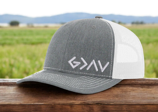 God Is Greater Embroidered Richardson 112 Snapback Hat