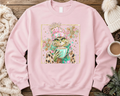 Pink Grinch Christmas Sweatshirt – Gildan SF000 Holiday Crewneck