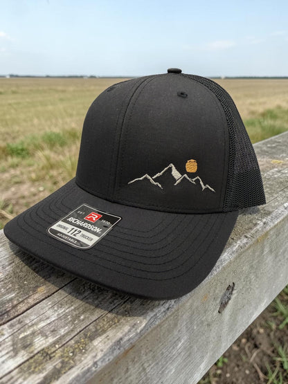 Mountain Horizon Hat – Embroidered Richardson 112 Trucker