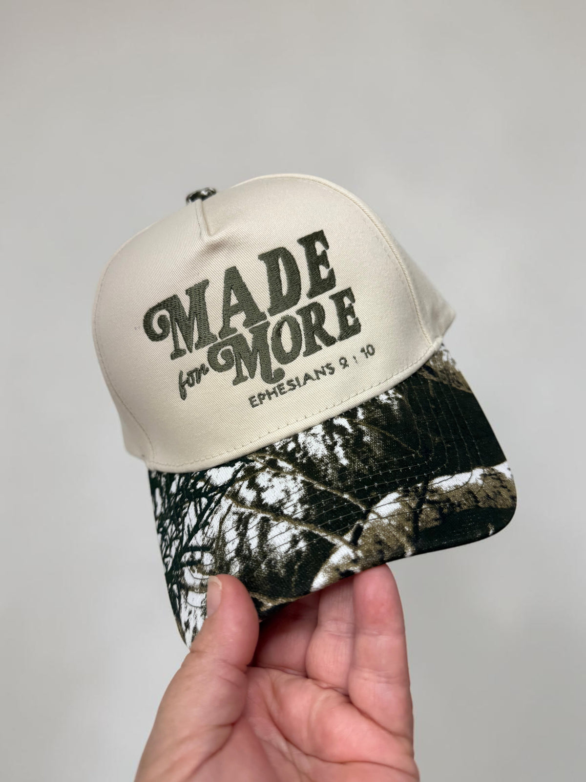 Made for More Christian Hat | Camo Brim