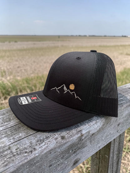 Mountain Horizon Hat – Embroidered Richardson 112 Trucker