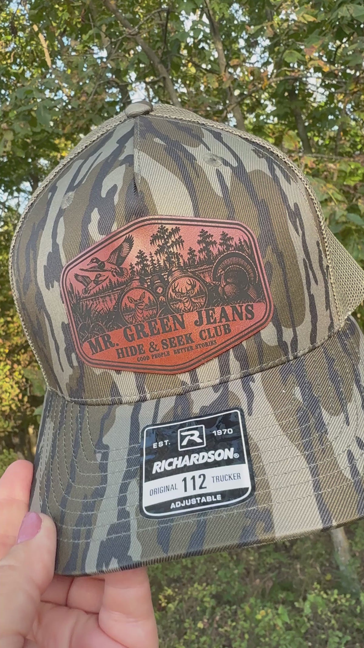 Mr. Green Jeans Hide & Seek Club Camo Hat | Richardson 112